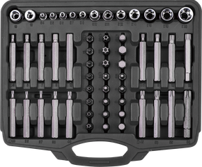 Bitsortiment, 3/8", 56-teilig