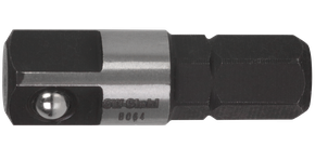 Adapter Steckschlüsseleinsatz, 1/4" Sechskant auf 1/4" Vierkant, 25 mm
