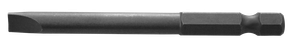 Schraubendrehbit, 1/4", Schlitz, 4 mm, lang