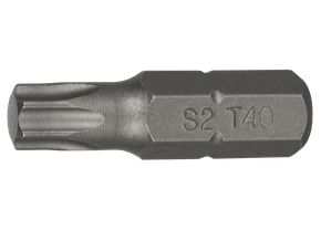 Screwdriver bit, 8 mm, T profile, T40